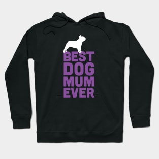 Best French Bulldog Mum Ever - Purple Dog Lover Gift Hoodie